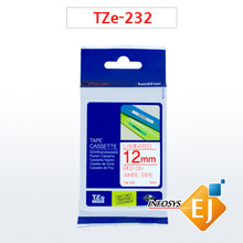 tze-232, 흰색바탕 빨강글씨