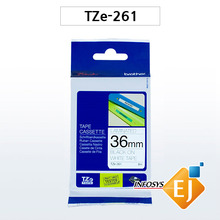 tze-261,  흰색바탕 검정글씨