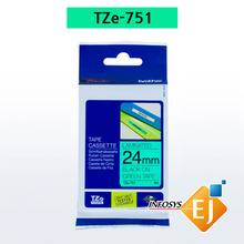 브라더 TZe-751(24mm 녹색)
